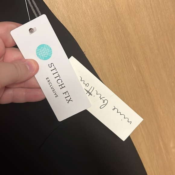 Nine Britton XL Black Vandalie Off the Shoulder Scallop Neckline Ponte Dress - Picture 8 of 9